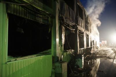 Brand eines Asylheimes in Rottenburg